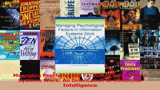 Read  Managing Psychological Factors in Information Systems Work An Orientation to Emotional Ebook Free