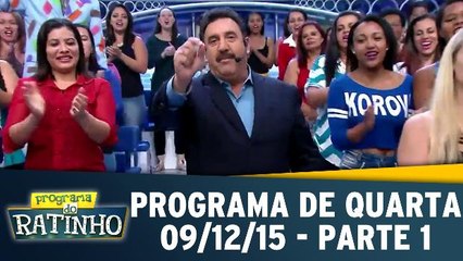 Programa do Ratinho 09.12.15 - Quarta - Parte 1