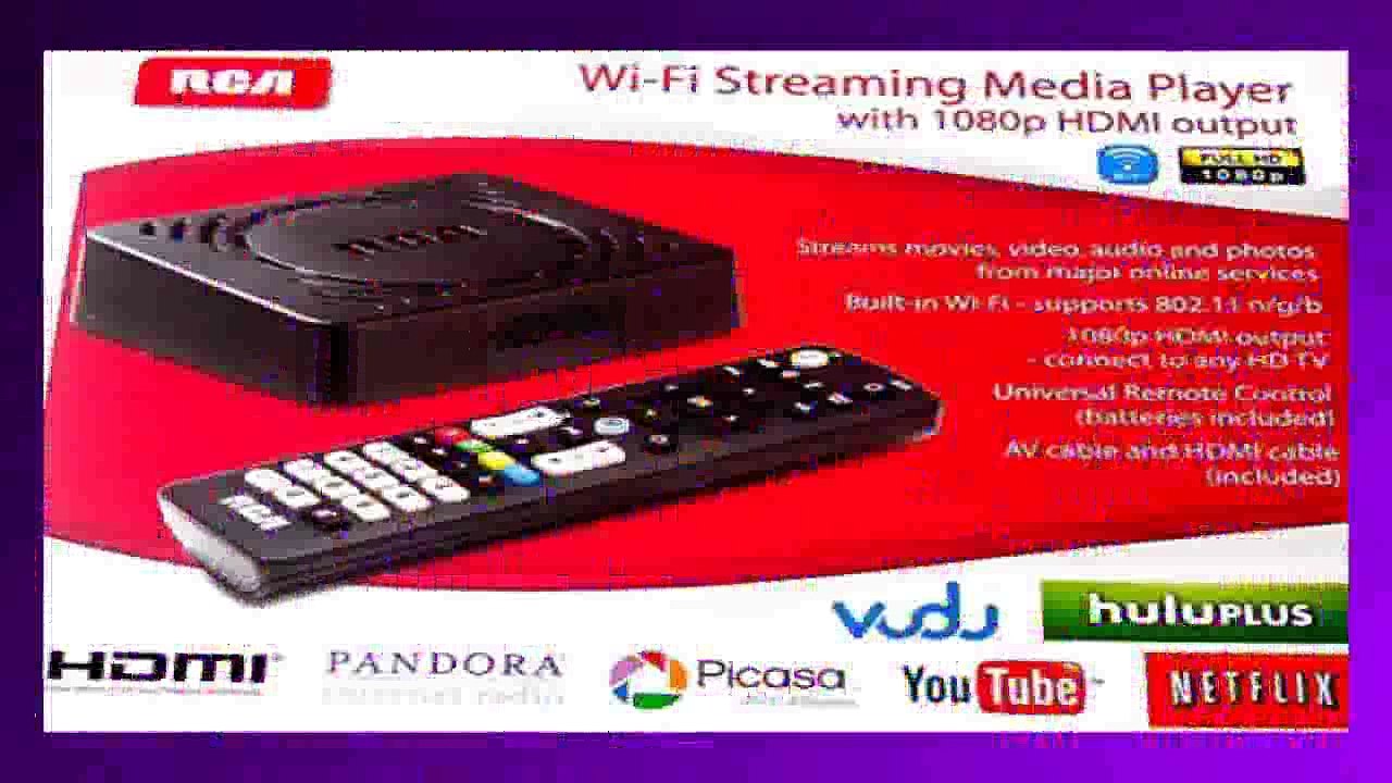 Best buy Streaming Media Player  RCA WiFi Streaming Media Player with 1080 HDMI output DSB876WUBK