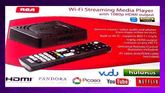 Best buy Streaming Media Player RCA WiFi Streaming Media Player with 1080 HDMI output DSB876WUBK