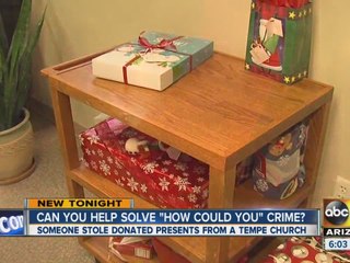 Thieves target church, steal presents for families
