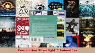 Read  Foundation Silverlight 3 Animation EBooks Online