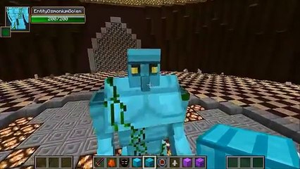 STARCONIUM GOLEM VS MUTANT ZOMBIE & ROBO POUNDER - Minecraft Mob Battles - Mods