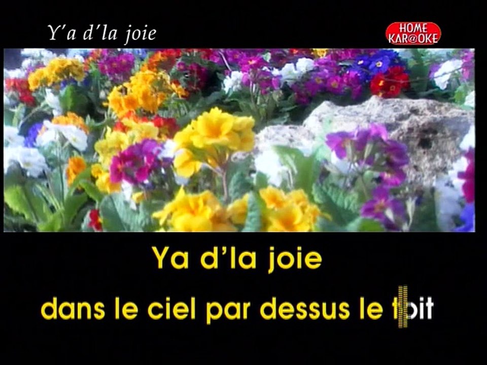KARAOKE CHARLES TRENET - Y'a d'la joie