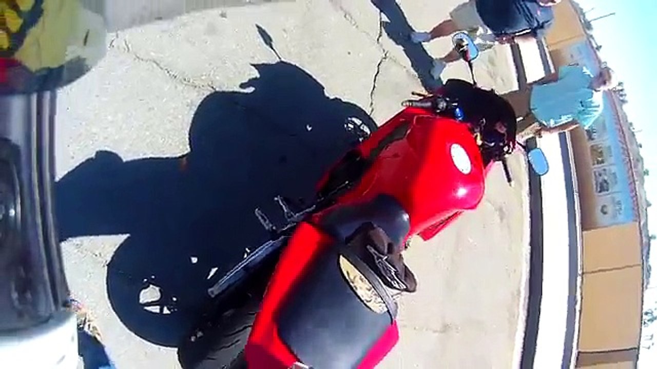 Car Pulls Out In Front Of Motorcycle & Gets Hit- Aftermath