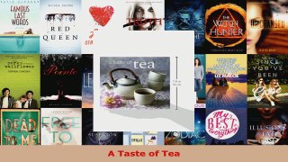 Read  A Taste of Tea EBooks Online