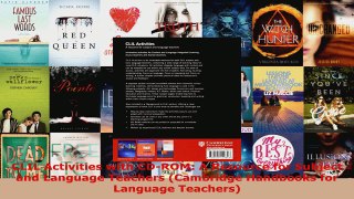 Download  CLIL Activities with CDROM A Resource for Subject and Language Teachers Cambridge PDF Free
