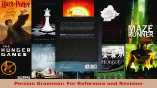 Read  Persian Grammar For Reference and Revision Ebook Free