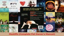 Read  Mastiffs Complete Pet Owners Manual EBooks Online