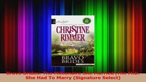 Download  Bravo Brides The Millionaire She MarriedThe MD She Had To Marry Signature Select Ebook Free