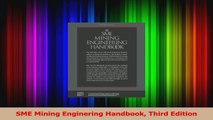 PDF Download  SME Mining Enginering Handbook Third Edition Read Online