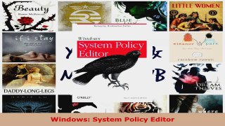 Read  Windows System Policy Editor EBooks Online