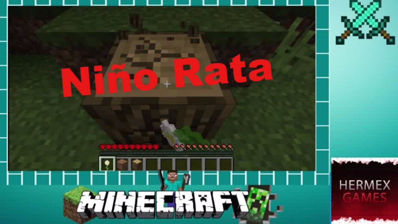 Bobby "el niño rata" jugando Minecraft