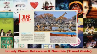 Read  Lonely Planet Botswana  Namibia Travel Guide Ebook Free
