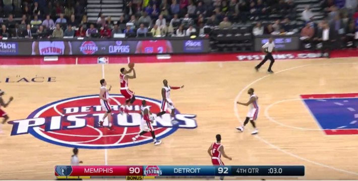 Matt Barnes, son panier de la victoire du milieu du terrain vs Detroit