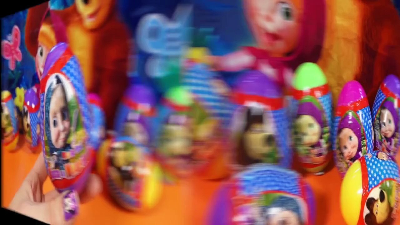 Masha and The Bear Surprise Eggs Маша и Медведь Сюрприз игрушки