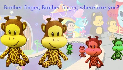 JULIUS JR Finger Family Cartoon Children Songs | Daddy Finger Animation Nursery Rhymes