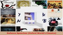 Read  Defence Speeches Oxford Worlds Classics Ebook Free