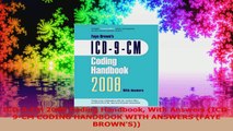 ICD9CM 2008 Coding Handbook With Answers ICD9CM CODING HANDBOOK WITH ANSWERS FAYE Read Online