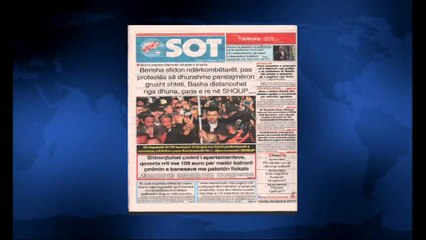 SHTYPI I DITES ME TITUJT KRYESORE TE GAZETAVE SHQIPTARE E ENJTE 10 DHJETOR 2015 LAJM