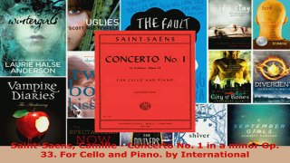 Download  SaintSaens Camille  Concerto No 1 in a minor Op 33 For Cello and Piano by PDF Free