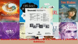 Read  Suzuki Cello School Cello Part  CD Volume 1 Revised Edition Ebook Free