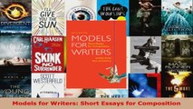 Download  Models for Writers Short Essays for Composition PDF Free