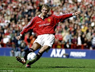 David Beckham | All Free Kicks For Manchester United ( With Commentary )