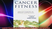Cancer Fitness Exercise Programs for Patients and Survivors
