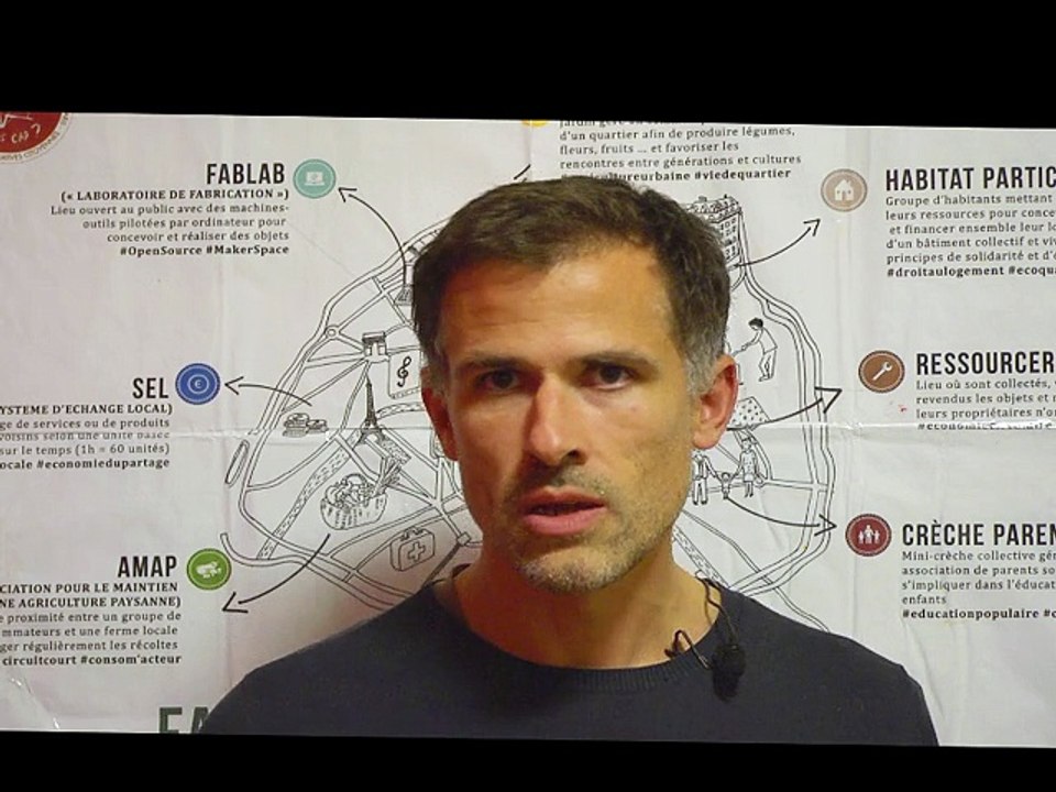 Sébastien de l'association Vergers Urbains