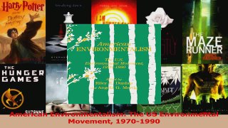 Read  American Environmentalism The US Environmental Movement 19701990 Ebook Free