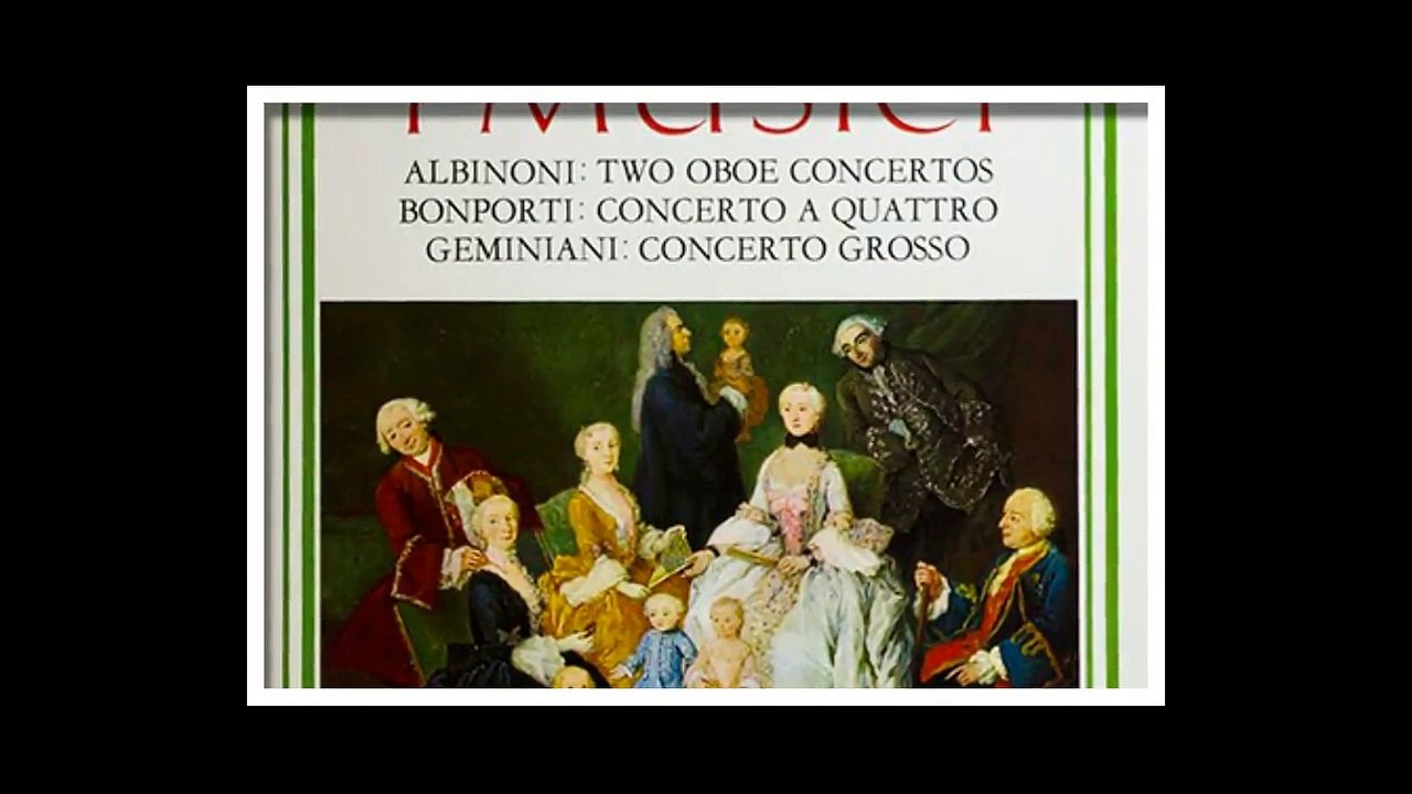 Bonporti - Concerto A Quattro In F Op 11 No 5 Part 1-3