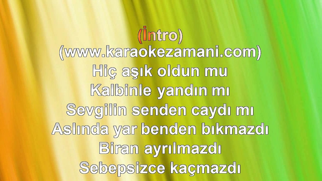 Toprak - Hiç Aşık Oldun Mu - (Yıldız Tilbe) - (2010) TÜRKÇE KARAOKE