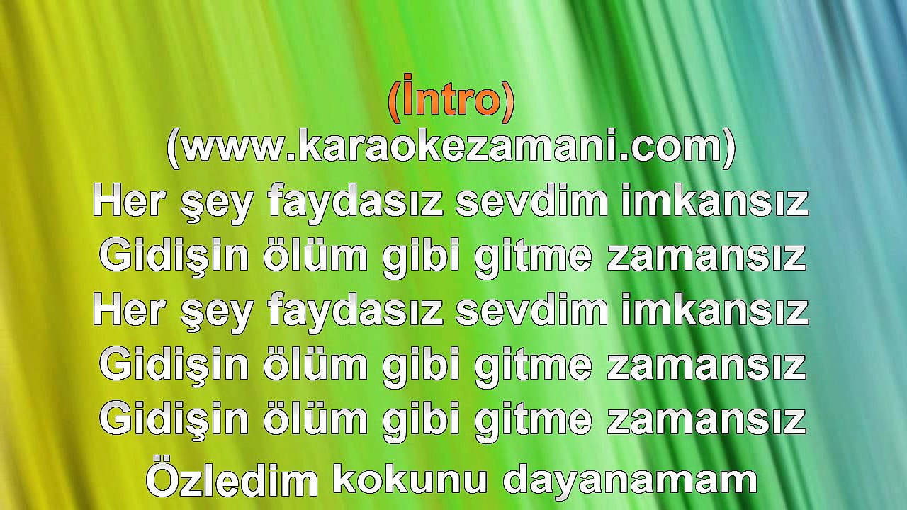 Toprak - Sonum Olsun - (2010) TÜRKÇE KARAOKE