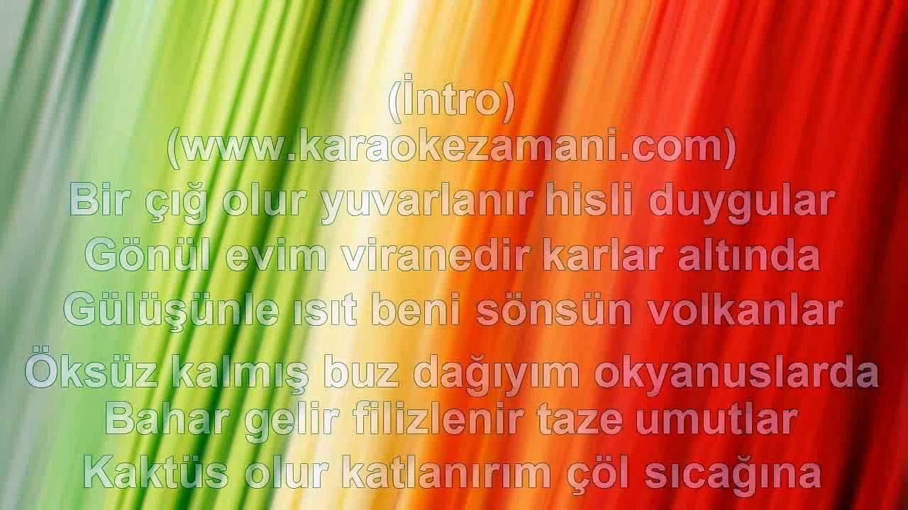 Töre Cengiz - Aşk Kuralı - (2012) TÜRKÇE KARAOKE