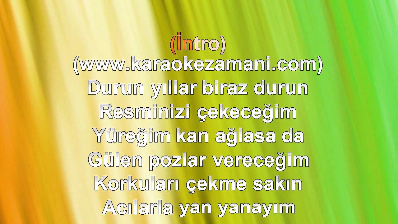 Töre Cengiz - Fotograf - (2012) TÜRKÇE KARAOKE