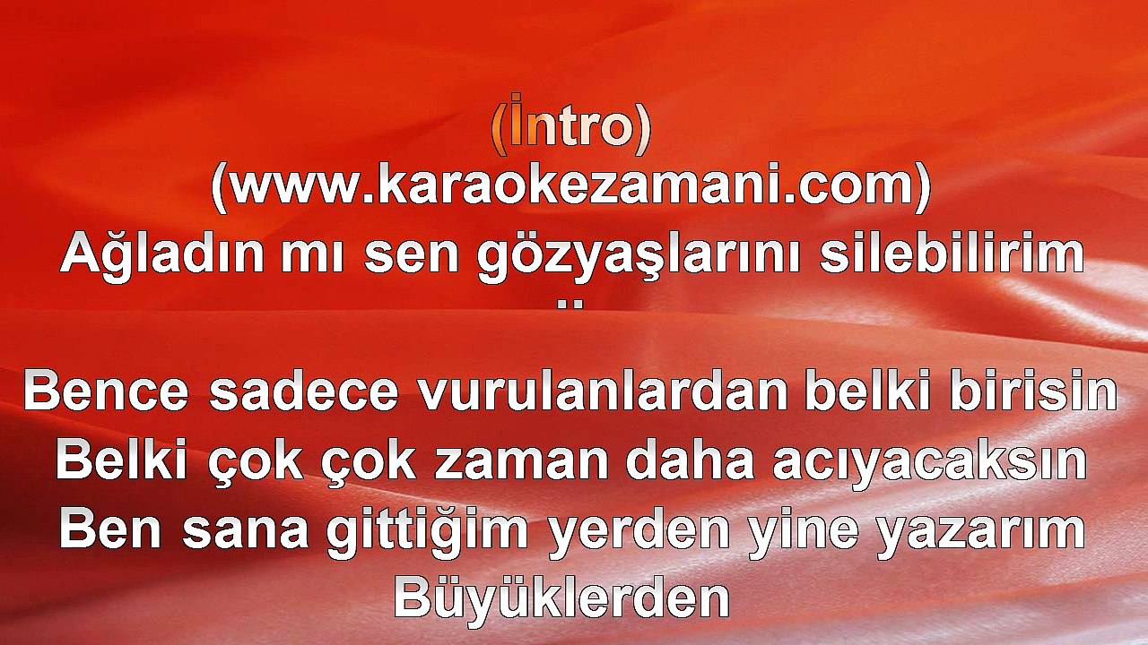 Töre Cengiz - Pembe Masal - 2015 TÜRKÇE KARAOKE