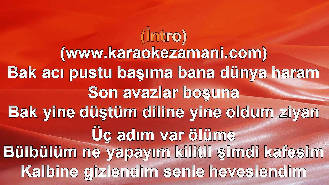 Töre Cengiz - Yılları Doldurdum - (2012) TÜRKÇE KARAOKE