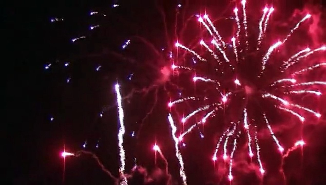 Saint Nicolas 2015 feu artifice à Boulogne sur mer