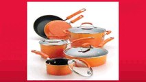 Best buy Nonstick Cookware Set  Rachael Ray Hard Enamel Nonstick 10Piece Cookware Set Orange Gradient