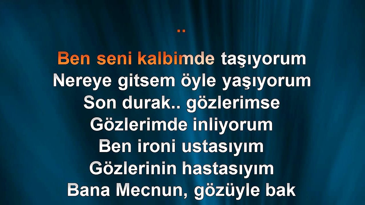 Tuğba Ekinci - Yüz Derece - 2011 TÜRKÇE KARAOKE