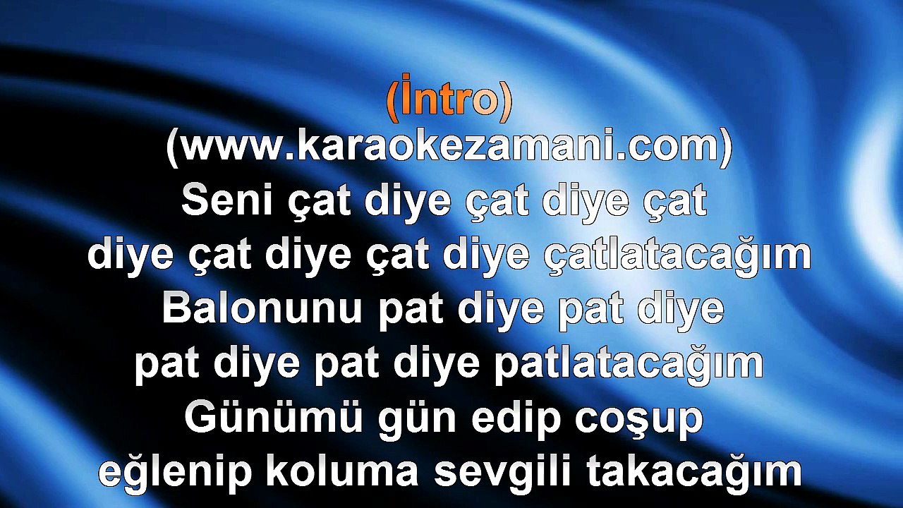 Tuğba Özay - Çat Pat - 2011 TÜRKÇE KARAOKE