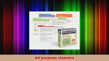 Read  EcoClean Deck 50 Recipes for NonToxic Household Cleaners PDF Free