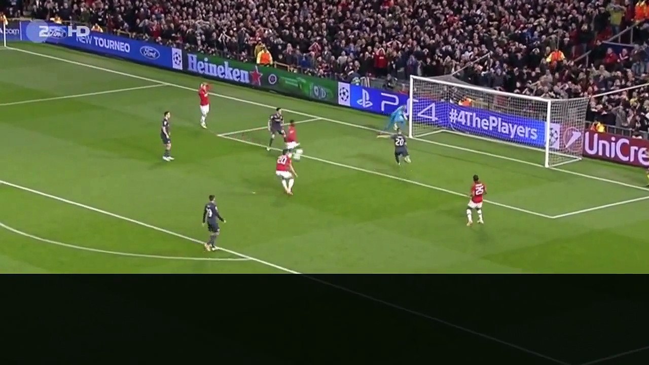 ملخص واهداف مبارة مانشستر يونايتد 3 0 أوليمبياكوس هاتريك فان بيرسي (19/3/2014) [HD]