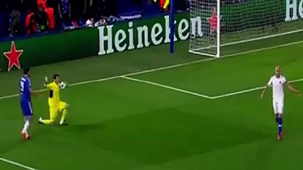 اعتداء القذر دييغو كوستا على قديسنا كاسياس