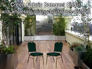 Green Fabric Banquet Chair with wholesale-foldingchairstables-discount