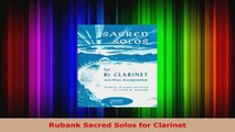 Read  Rubank Sacred Solos for Clarinet PDF Free
