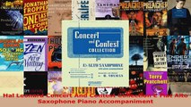 Read  Hal Leonard Concert And Contest Collection E Flat Alto Saxophone Piano Accompaniment EBooks Online
