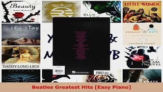 Read  Beatles Greatest Hits Easy Piano EBooks Online