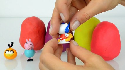 Frozen Play doh Kinder Surprise eggs My little pony Toys Minions Angry birds Egg Barbie